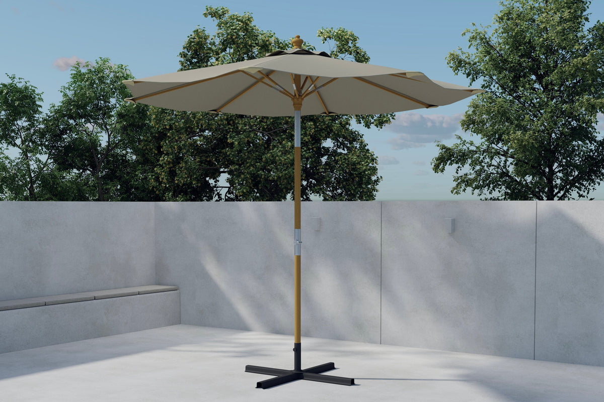 Cerox parasoll 270 cm beige