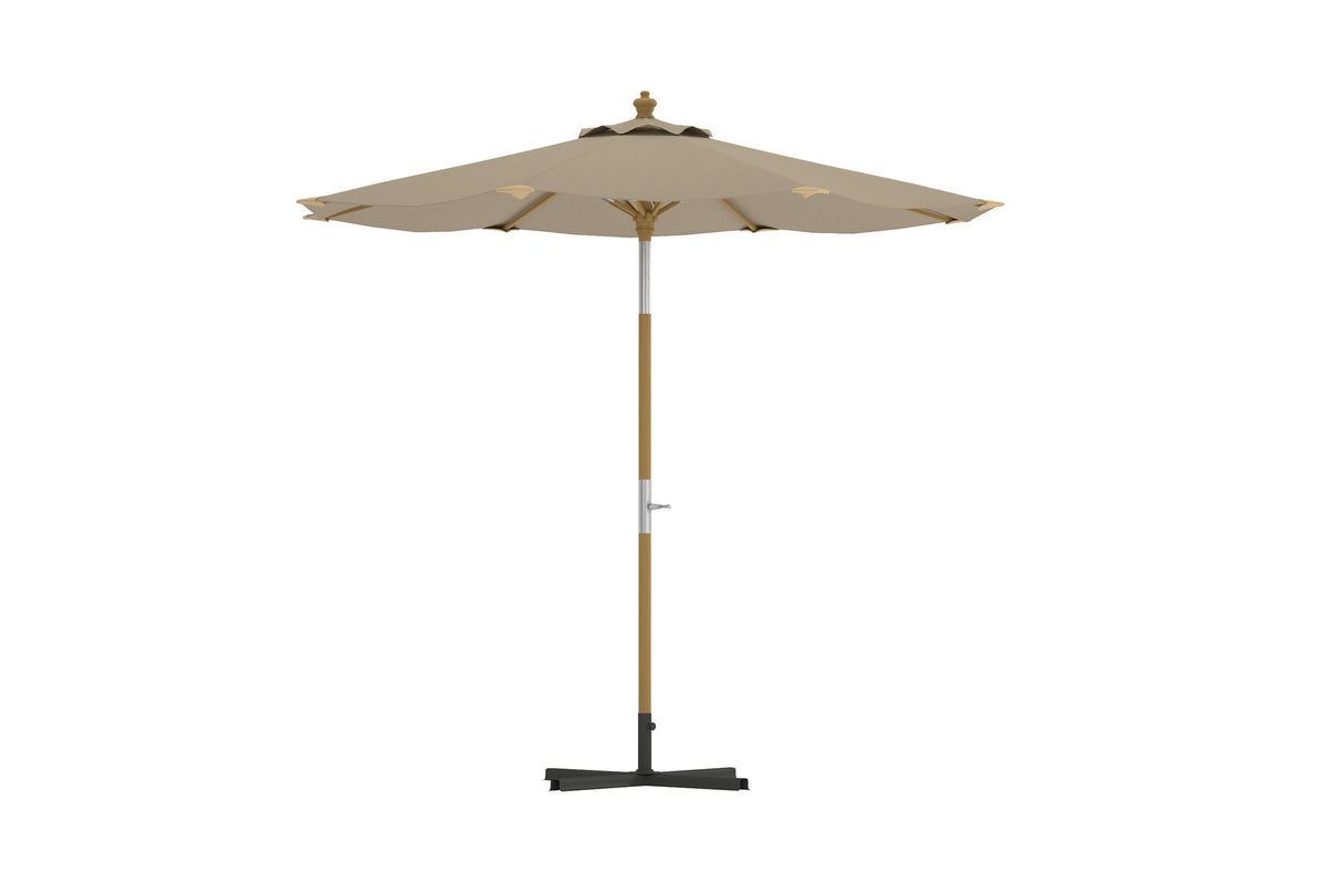 Cerox parasoll 270 cm beige