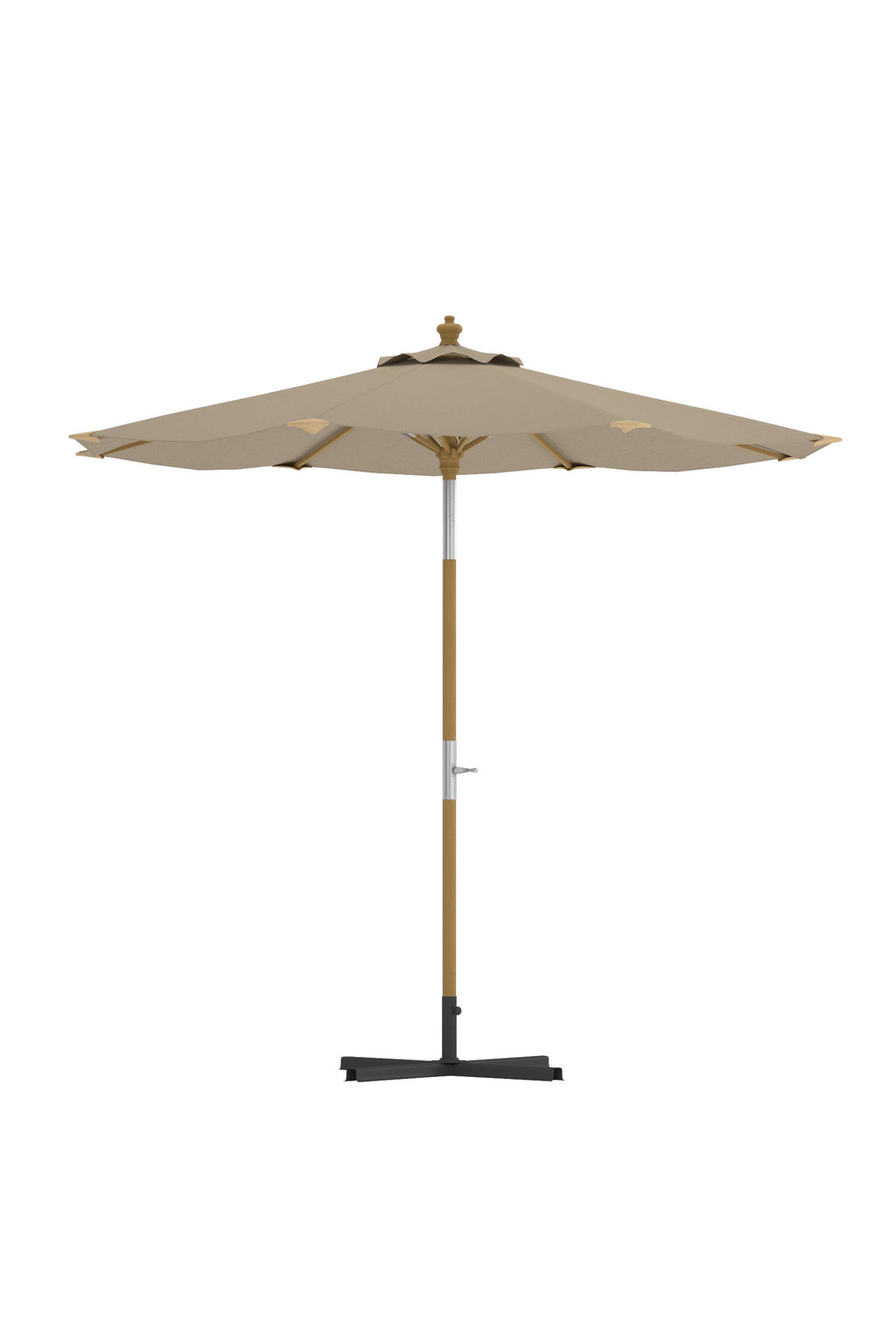 Cerox parasoll 270 cm beige