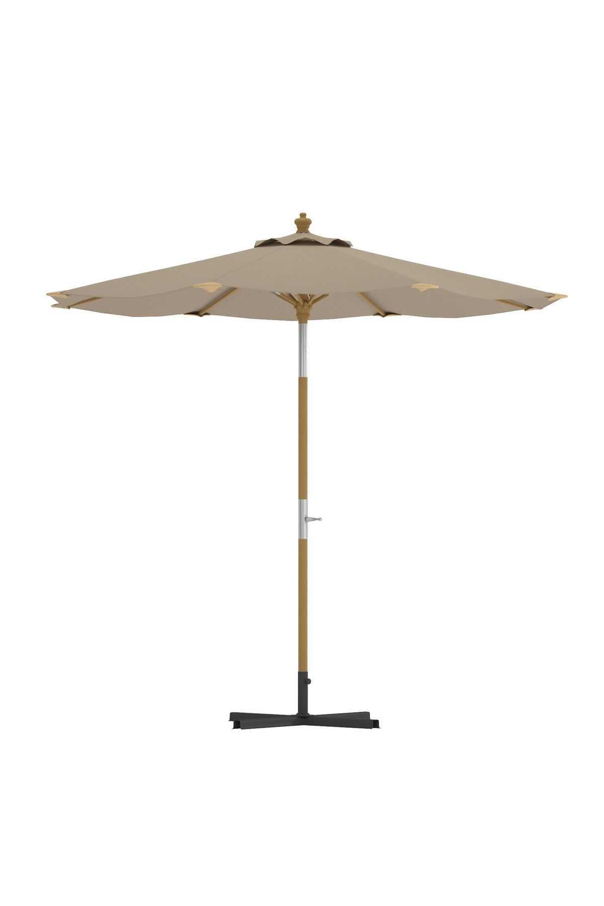 Cerox parasoll 270 cm beige