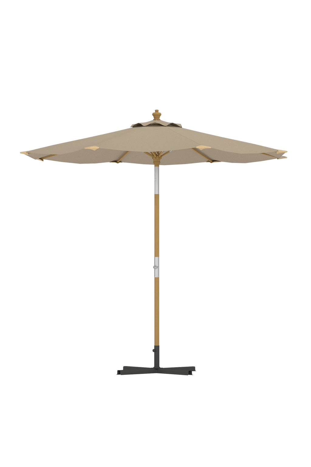 Cerox parasoll 270 cm beige