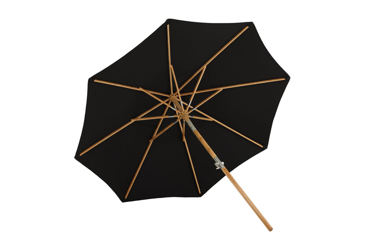 Cerox parasoll 270 cm svart