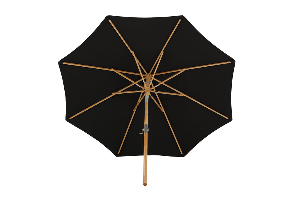 Cerox parasoll 270 cm svart