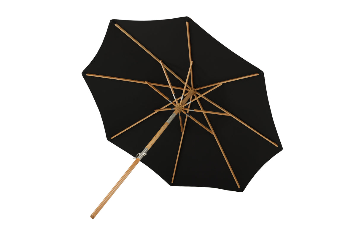 Cerox parasoll 270 cm svart