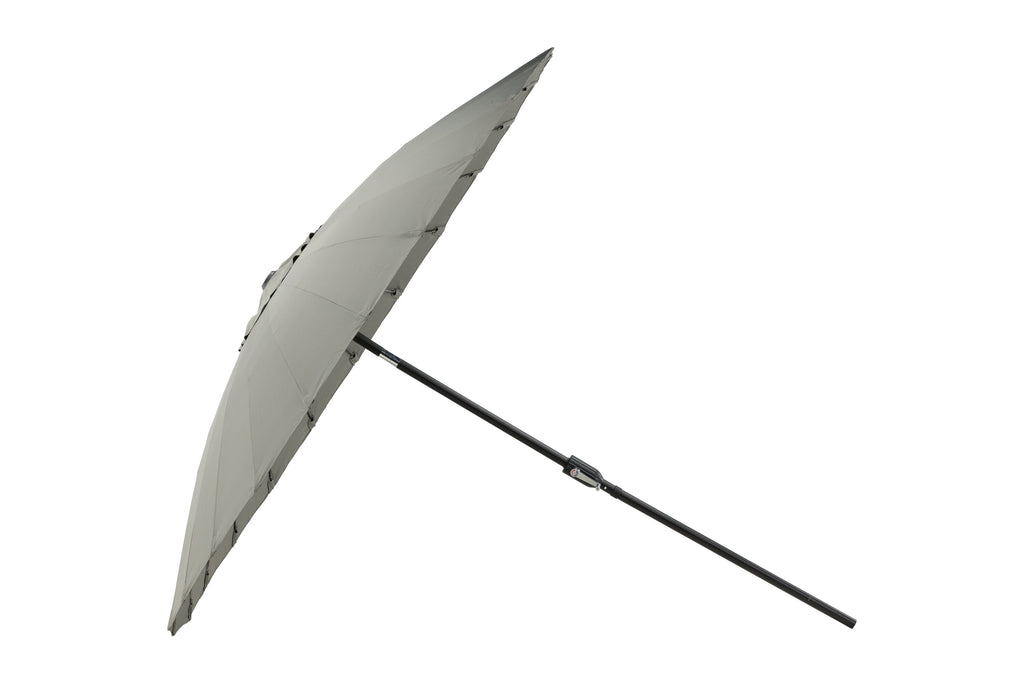 Palmetto parasoll med tiltfunktion 270 cm grå