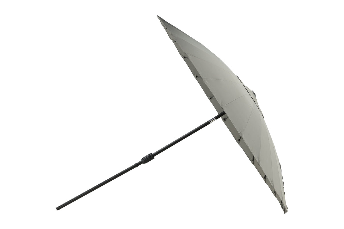 Palmetto parasoll med tiltfunktion 270 cm grå