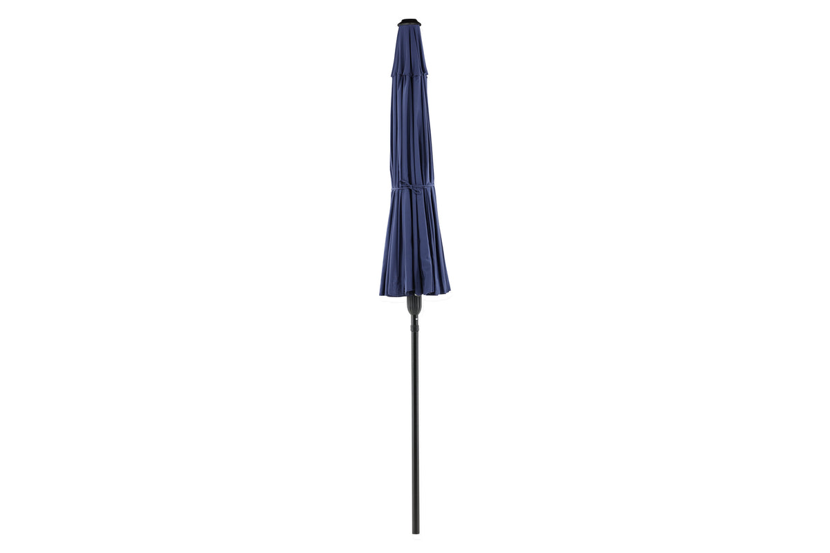 Palmetto parasoll med tiltfunktion 270 cm blå