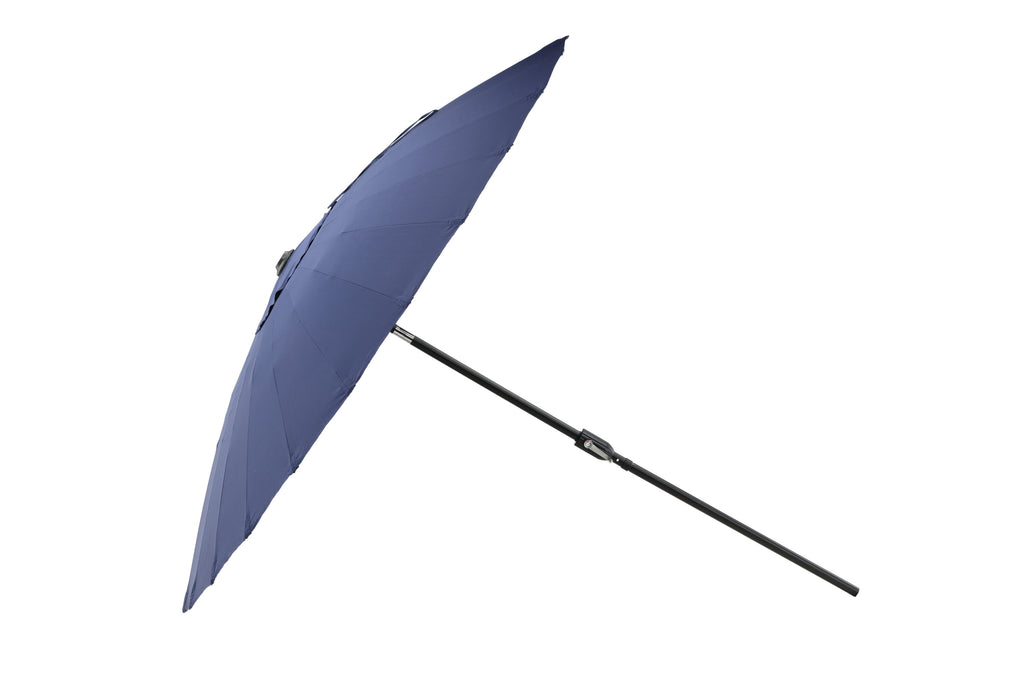 Palmetto parasoll med tiltfunktion 270 cm blå