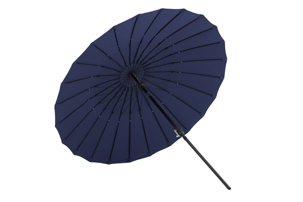 Palmetto parasoll med tiltfunktion 270 cm blå