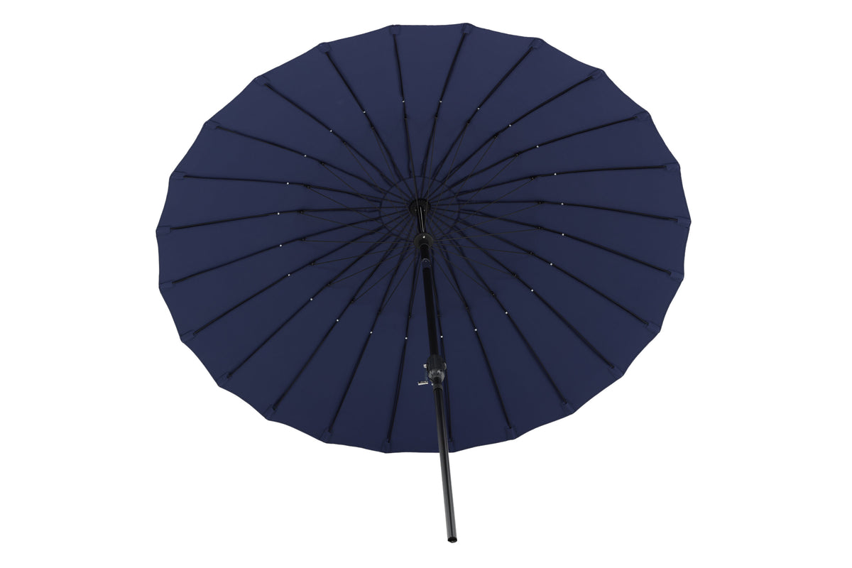 Palmetto parasoll med tiltfunktion 270 cm blå