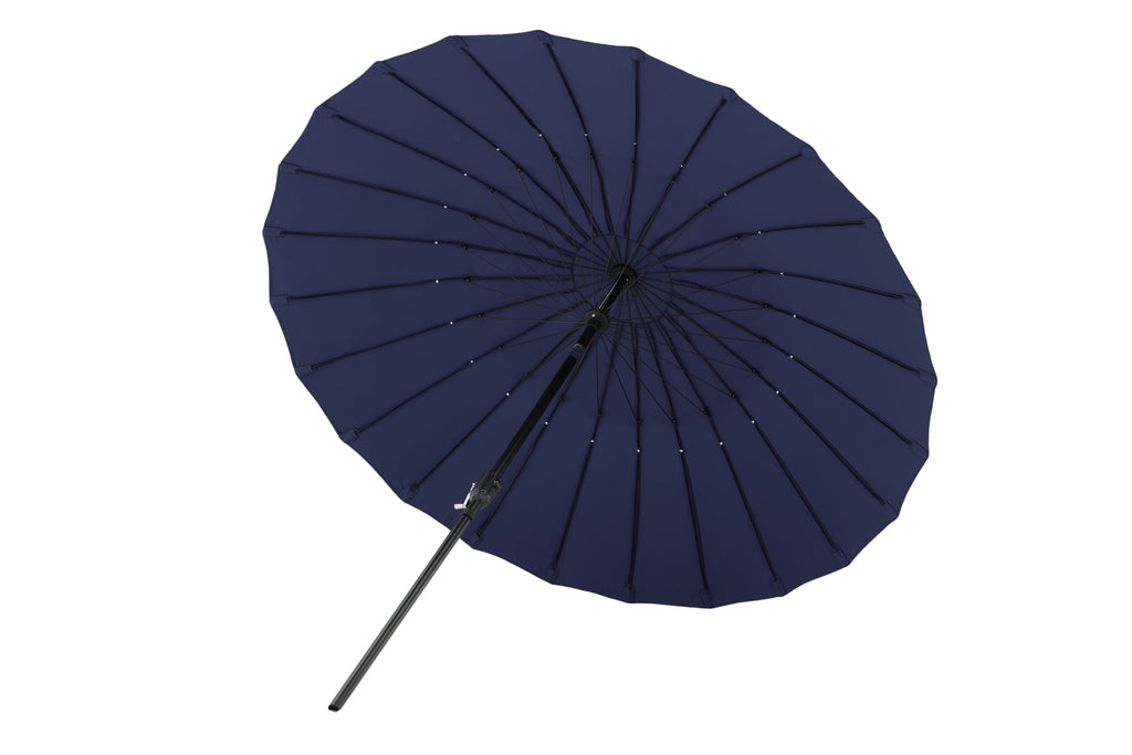Palmetto parasoll med tiltfunktion 270 cm blå