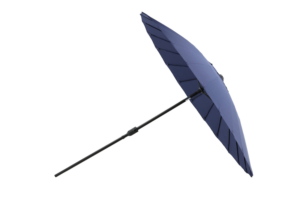 Palmetto parasoll med tiltfunktion 270 cm blå