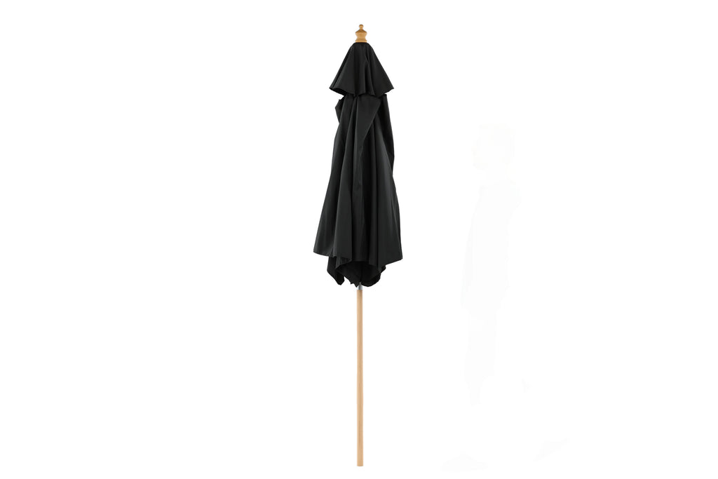 Corypho parasoll med tiltfunktion 250 cm svart