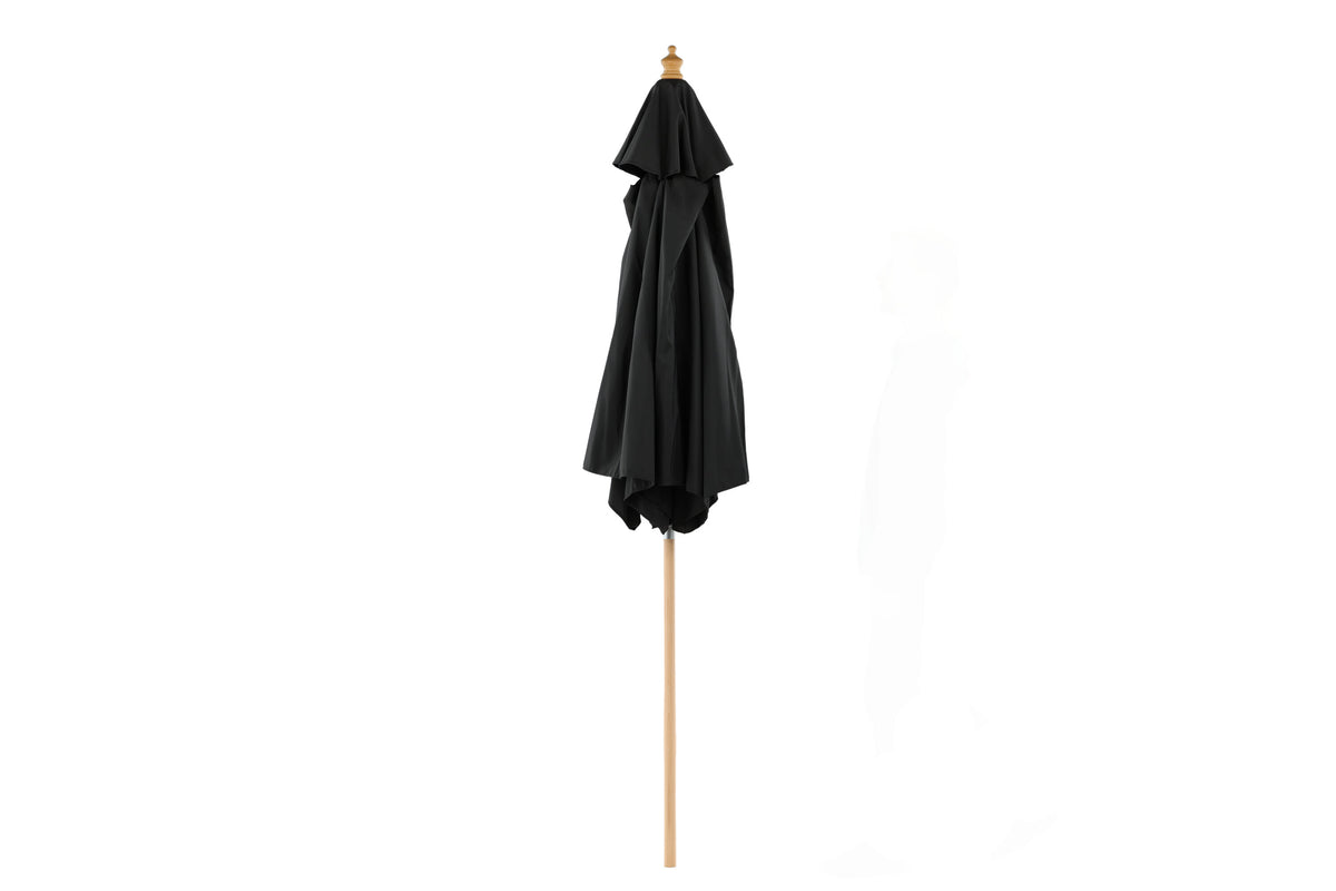 Corypho parasoll med tiltfunktion 250 cm svart