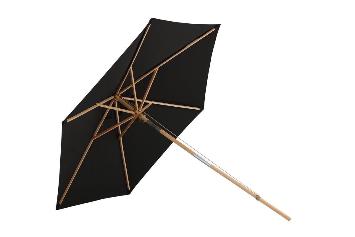 Corypho parasoll med tiltfunktion 250 cm svart