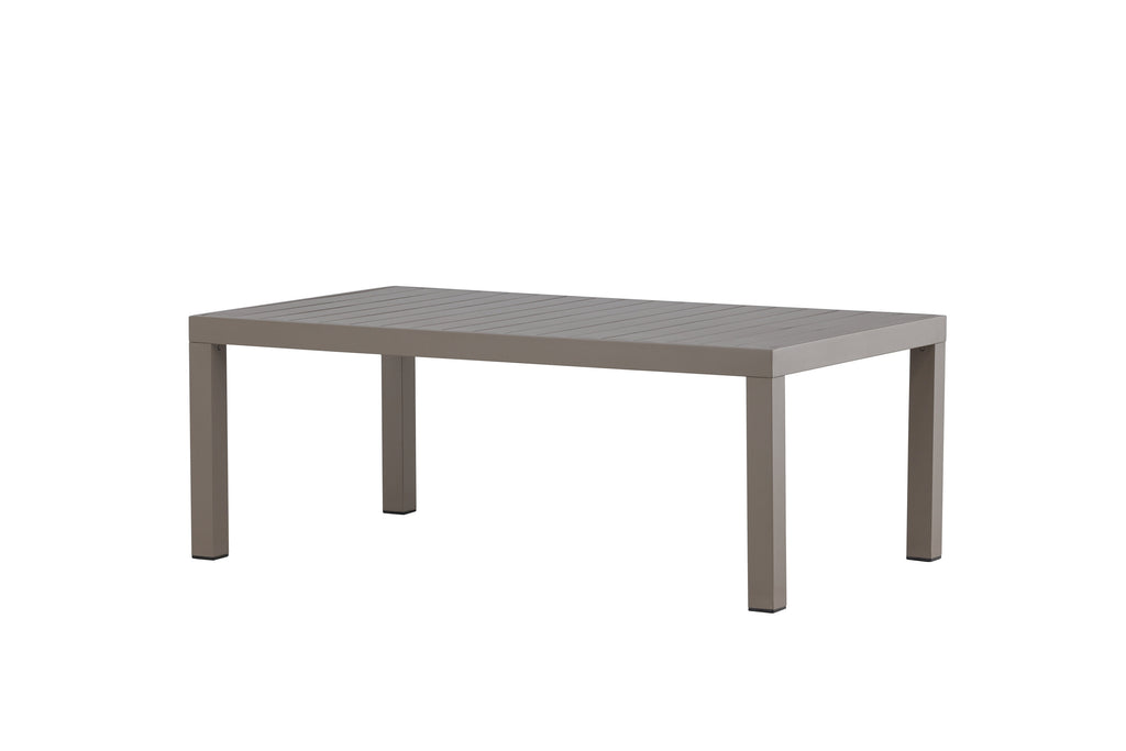 Copacabana soffbord 70x120 cm brun aluminium