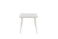 Lina matbord 200x90 cm beige aluminium
