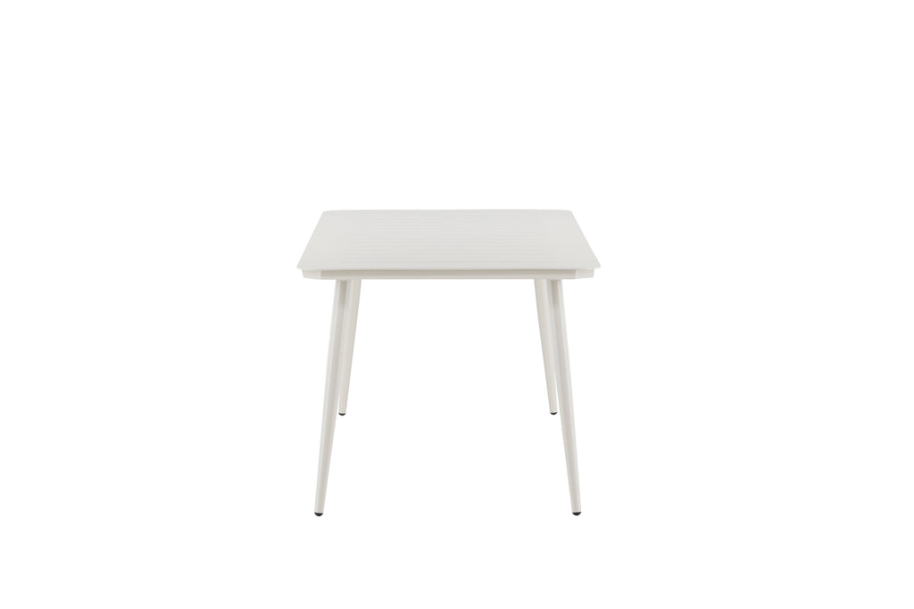 Lina matbord 200x90 cm beige aluminium