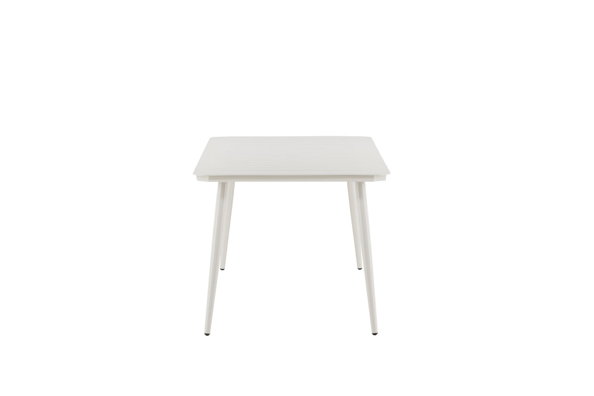 Lina matbord 200x90 cm beige aluminium