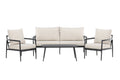 Taromina soffgrupp svart/beige