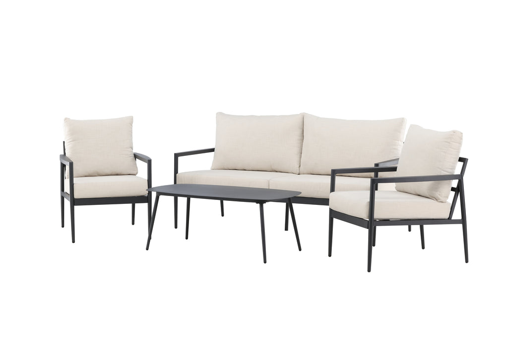 Taromina soffgrupp svart/beige