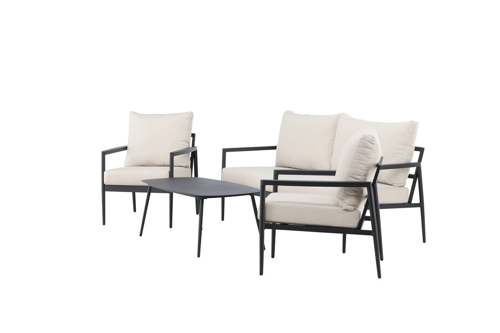 Taromina soffgrupp svart/beige