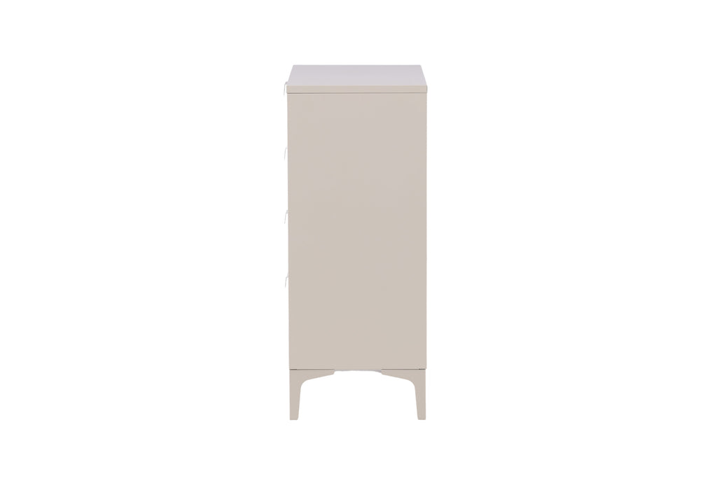 Piring byrå med 4 lådor i beige stål