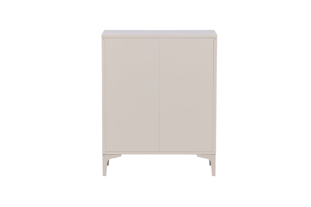 Piring byrå med 4 lådor i beige stål