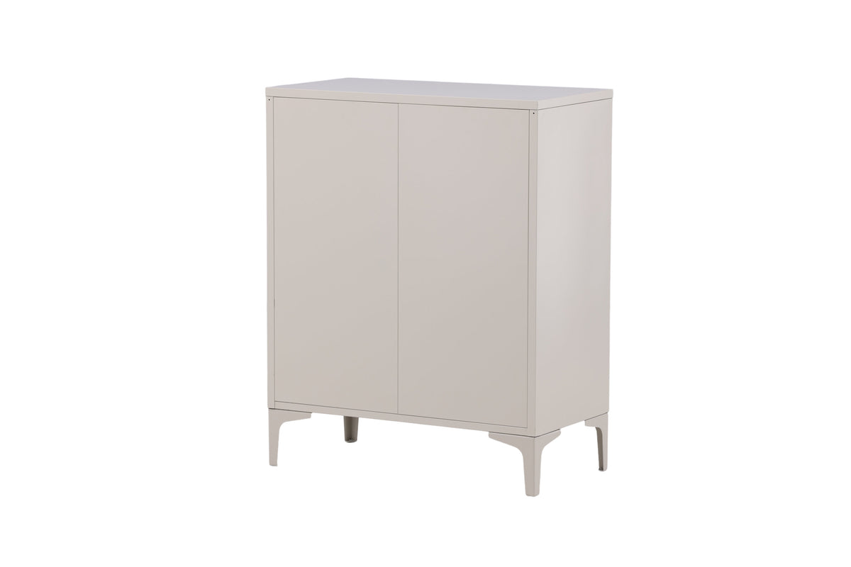 Piring byrå med 4 lådor i beige stål