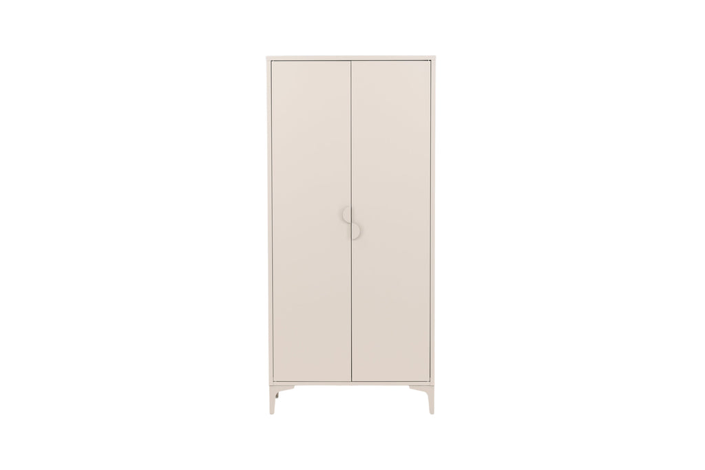 Piring garderob i beige stål
