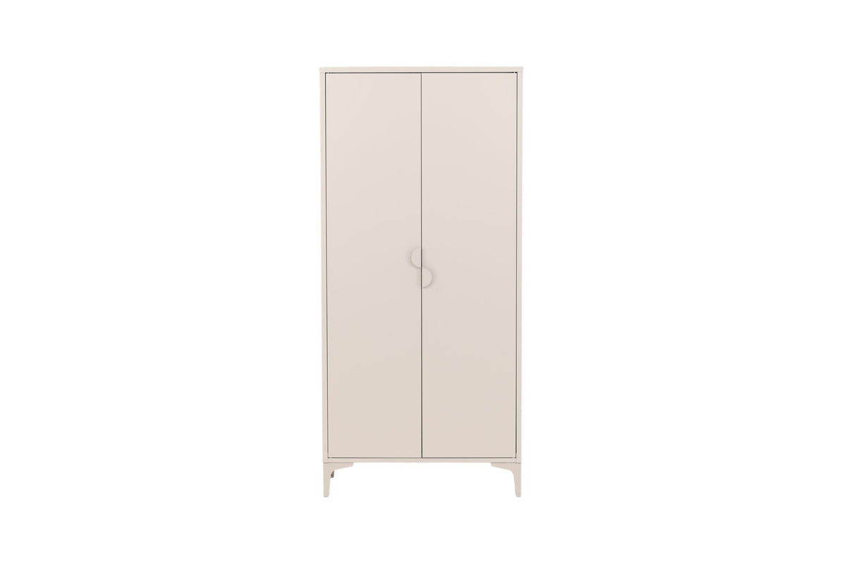 Piring garderob i beige stål