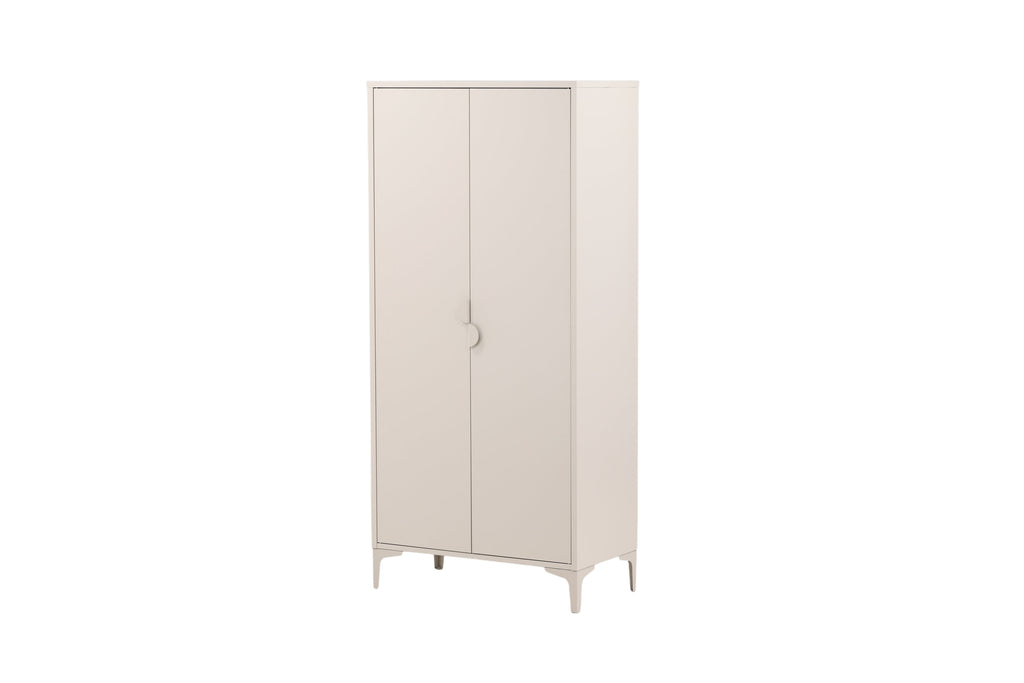 Piring garderob i beige stål