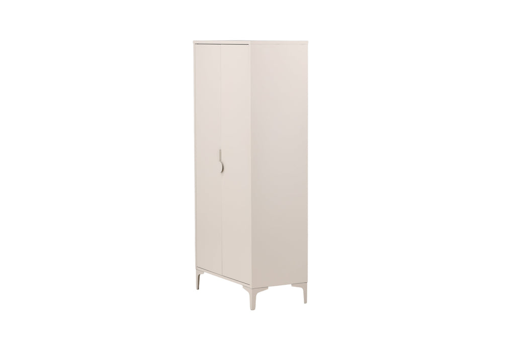 Piring garderob i beige stål