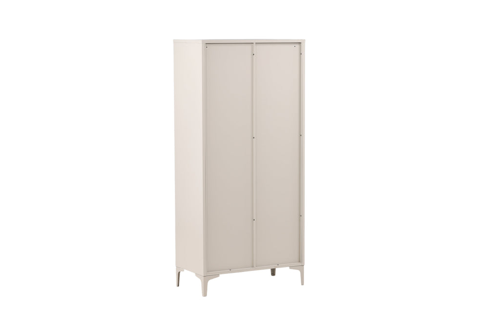 Piring garderob i beige stål