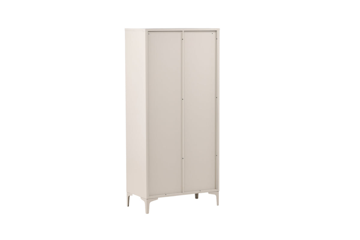 Piring garderob i beige stål