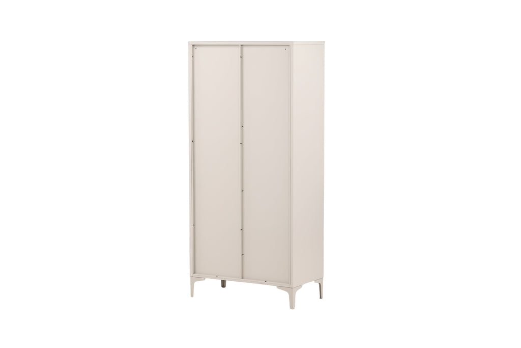Piring garderob i beige stål