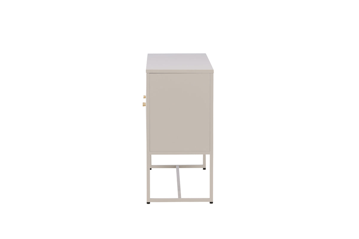 Malla skåp i beige stål