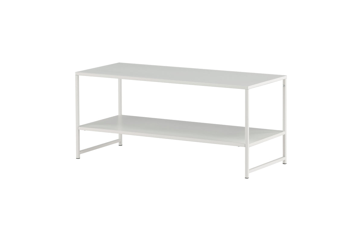 Staal sidobord vitt stål