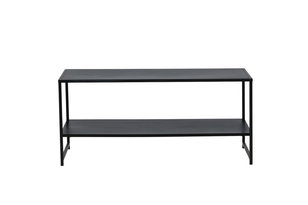 Staal sidobord svart stål