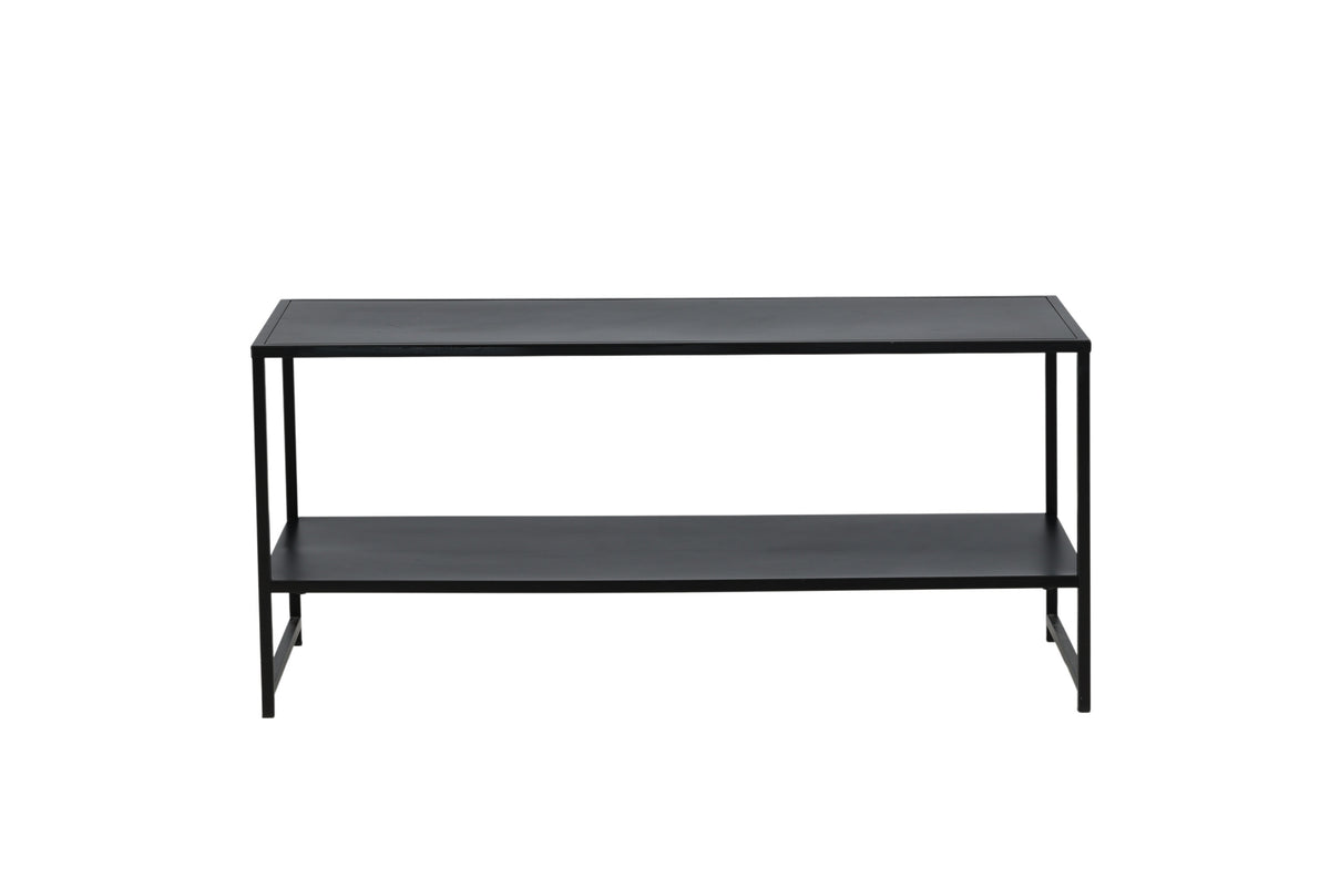 Staal sidobord svart stål
