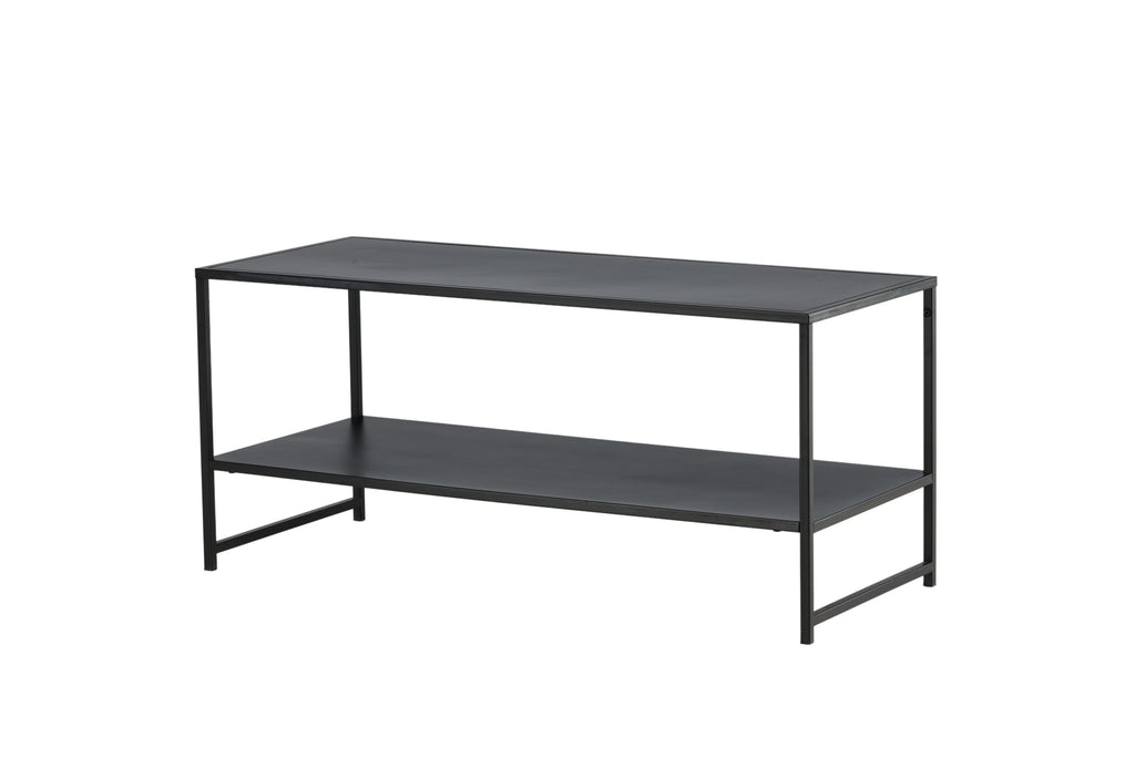 Staal sidobord svart stål