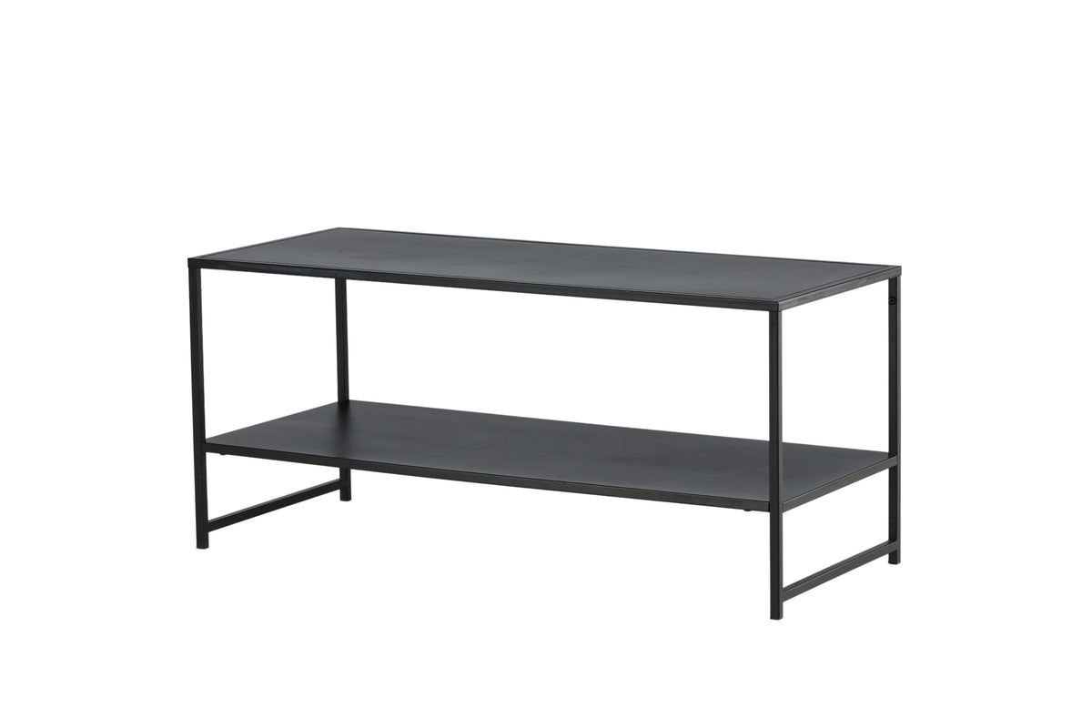 Staal sidobord svart stål