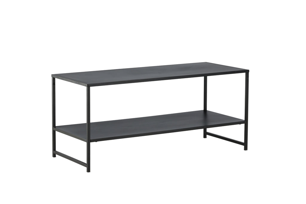 Staal sidobord svart stål