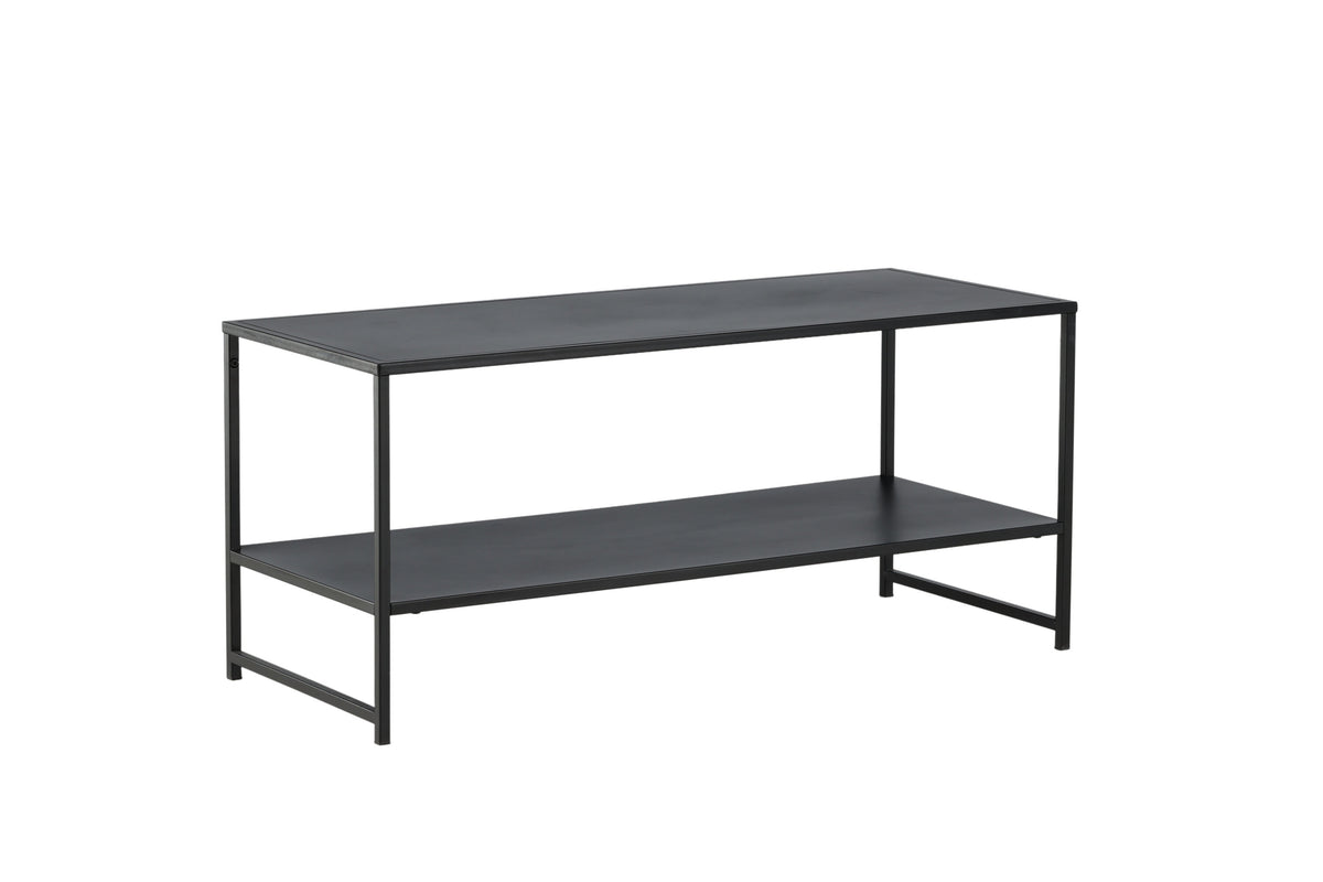 Staal sidobord svart stål