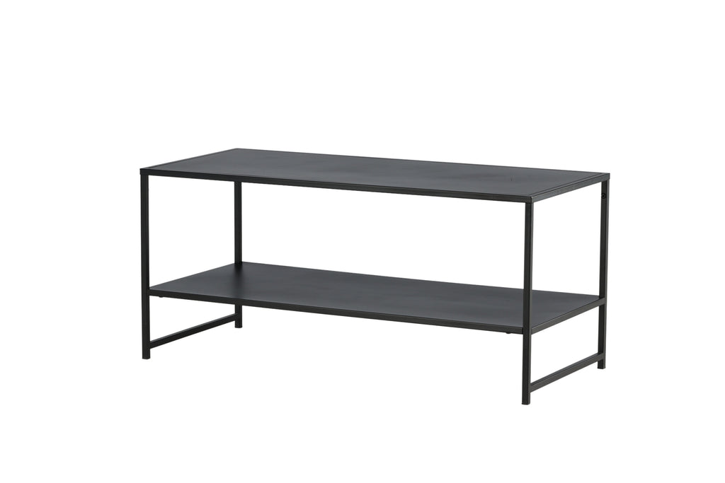 Staal sidobord svart stål