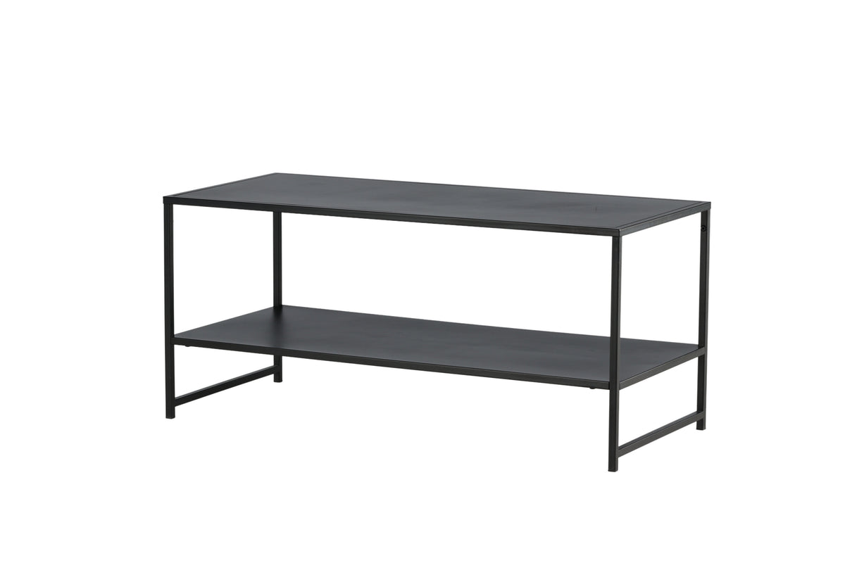 Staal sidobord svart stål