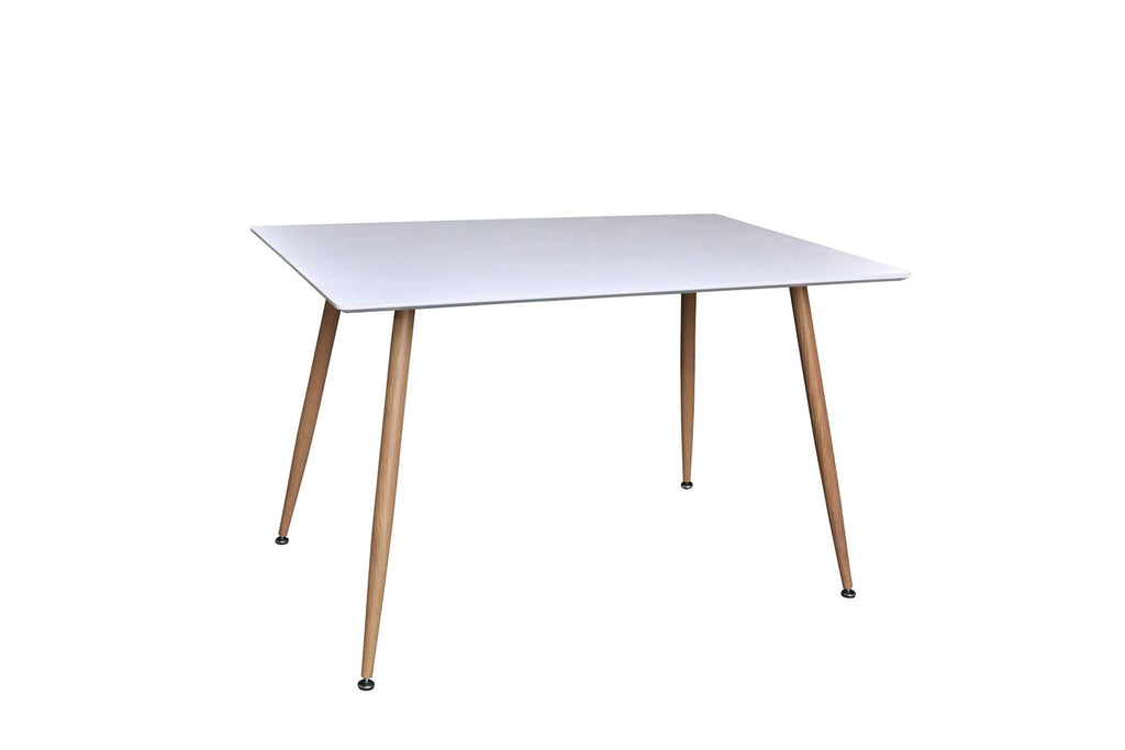 Polar matbord 120x75x75 cm vitt med ekimitation