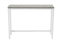 Rise sidobord 110x30x80 cm vitt med betongutseende