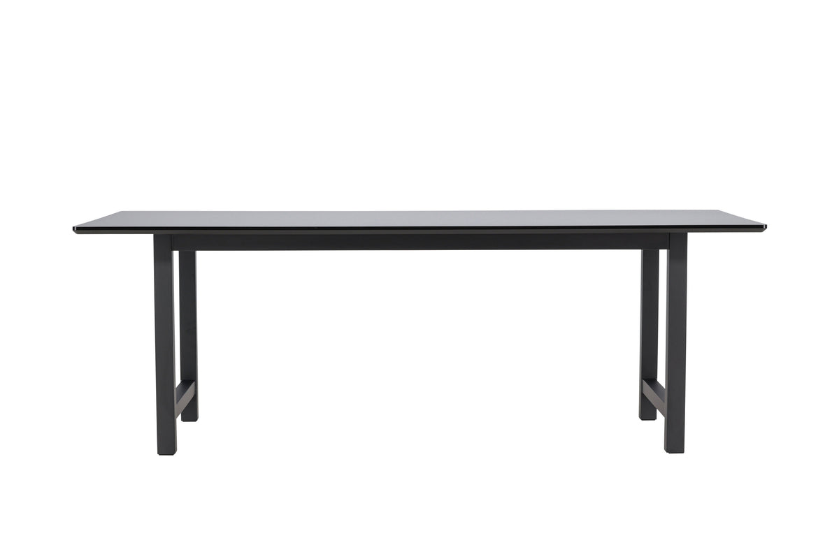 Count matbord 220x100 cm höjd 75 cm svart