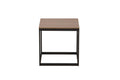 Arbor sidobord svart/mörkbrun MDF